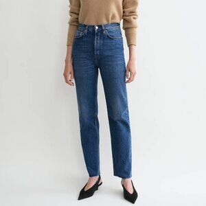 NWT Toteme Classic cut denim jeans mid blue 29